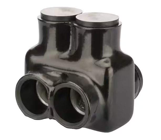 500 MCM - 4 AWG Insulated Tap Connector, Black - 91001839883