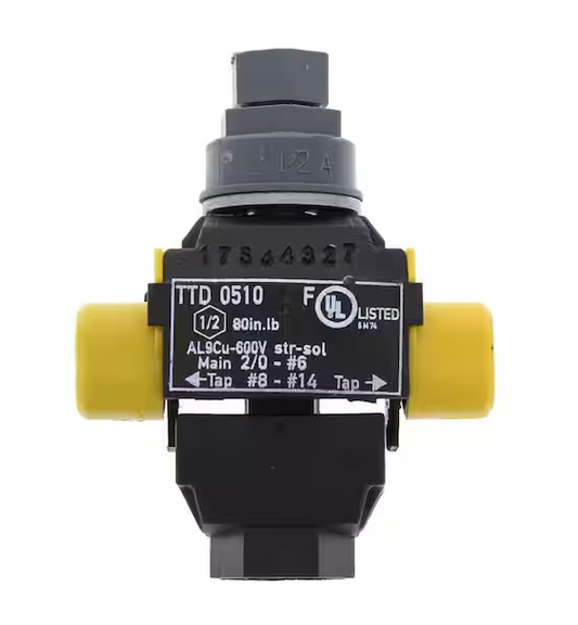 Main 2/0 - 4 AWG, Tap 10-14 AWG B-Tap Connector