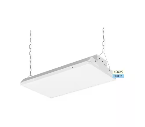 1.4 ft. 200-Watt Equivalent 17,000 Lumens Integrated LED Dimmable White Linear High Bay Light 120-277 Volt 4000K/5000K - 91010757663