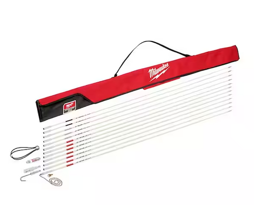 60 ft. Fiberglass Fish Stick Low/Mid/High Flex Combo Kit with Accessories - #91004288350