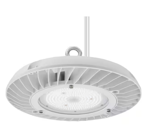 Contractor Select JEBL 1.08 ft. 250-Watt Equivalent Integrated LED Dimmable White High Bay Light Fixture, 5000K - 91003421888