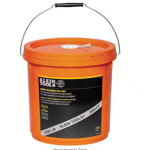 2000 ft. Conduit Measuring Pull Tape 1250 lbs. Tensile Strength - 91008648693