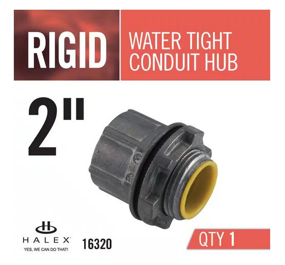 2 in. Rigid Water-Tight Conduit Hub - 9428051