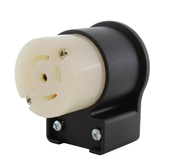 NEMA L22-30R 30A 3-Phase Y 277/480-Volt Elbow 5-Prong Locking Female Connector with UL, C-UL Approval - 91011217332