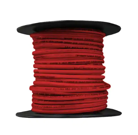 100 ft. 14 Gauge Red Stranded Copper THHN Wire - 9571903