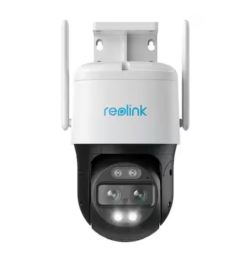 Trackmix Series Wireless Outdoor 4K 360 PTZ WiFi Home Security Camera with Dual View & Track, Smart Detection, Spotlight - 91009993575