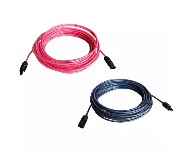 8-Gauge 20 ft. Black/20 ft. Red Solar Cable (1-Pair) - 91007429100