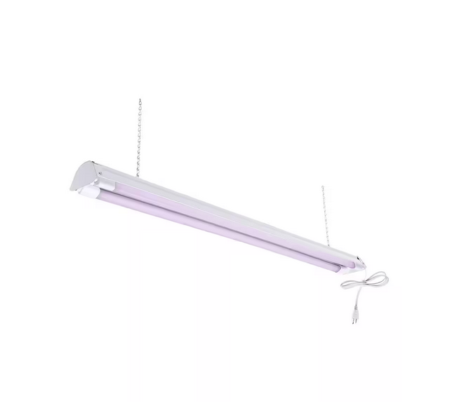 4 ft. 50-Watt Ultra-High Output Full Spectrum LED Grow Light Fixture (2 Tubes Included) - 91006965604