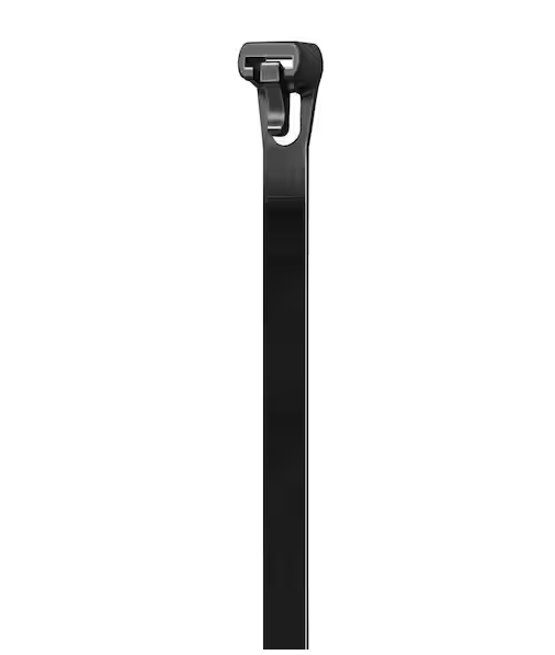 8in Reusable Releasable UL 21 Rated Cable Zip Ties 10 Pack UV (Black) - 91008955654