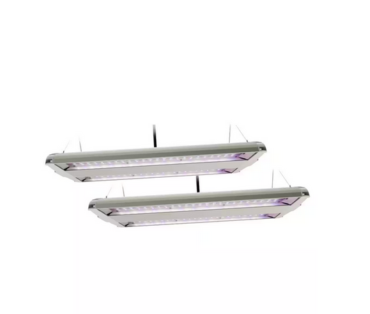 14 in. 86-Watt Integrated Full Spectrum LED Non-Dimmable Indoor High Bay Plant Grow Light Fixture, Daylight (2-Pack)