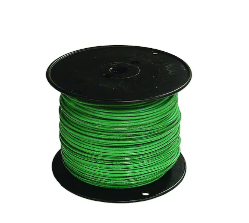 500 ft. 18 Green Stranded CU TFFN Fixture Wire - 9562390