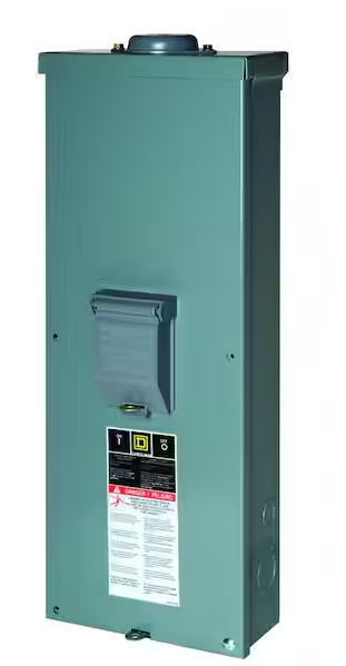 QO 200 Amp 2-Pole Outdoor Circuit Breaker Enclosure with QOM2200VH Breaker - 9338368