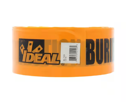 3 in. x 1,000 ft. Non-Detect Underground Caution Buried Telephone Line, Orange - 91004146200