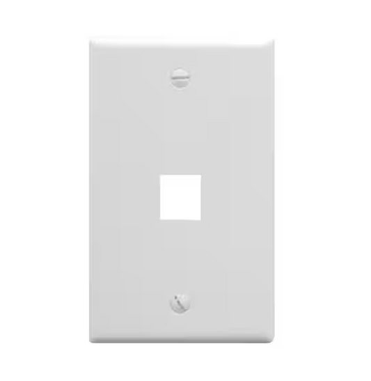 1 Gang Wall Switch Plate - White