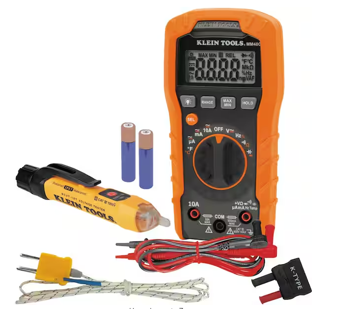 Multimeter Tester Kit, 2-Piece - 91009456998