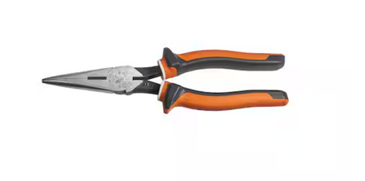 Long Nose Side Cutter Pliers, 8-In Slim Insulated - 91001230601