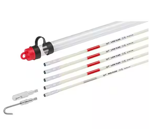 25 ft. Low and Mid Flex Fiberglass Fish Stick Combo Kit with - 91004288352