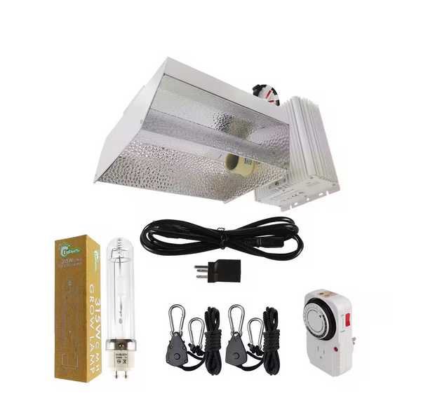 315-Watt Ceramic Metal Halide CMH Open Style Complete Grow Light System with Lamp - 91002770377