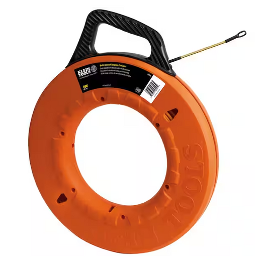 Multi-Groove Fiberglass Fish Tape 200-Foot - 91001046647