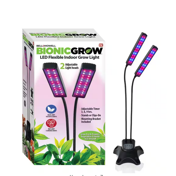 Bionic Grow 5-Watt Equivalent Indoor LED Full Spectrum UV Flexible Plant Grow Light in Color Changing Lights - 91009895798