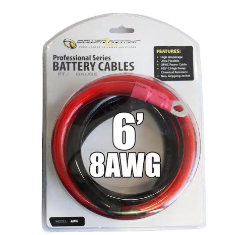 8-AWG6 8 AWG Gauge 6 ft. Professional Series Cables - 91002620923