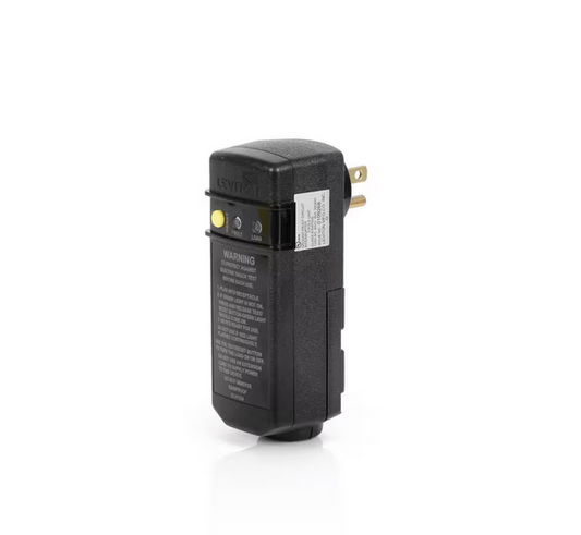 15 Amp 120-Volt AC Self-Test Right Angle Plug-In GFCI Automatic Reset - 91006889310