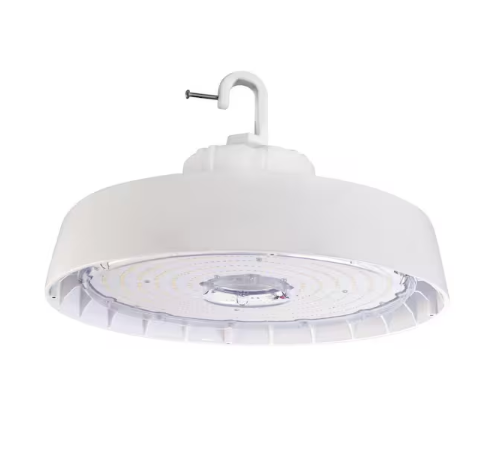 14 in. Round 600-Watt Equivalent Integrated LED White High Bay Light - 91004723550