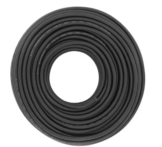 75 ft. 3-Conductor Black Antenna Wire - 91004663121