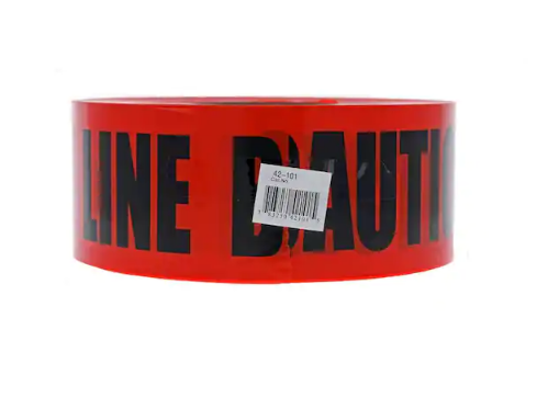 3 in. x 1000 ft. Buried Electrical Line Caution Tape - 9437283