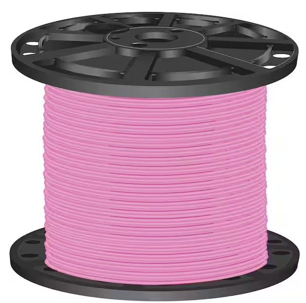 2,500 ft. 10 Pink Stranded CU THHN Wire