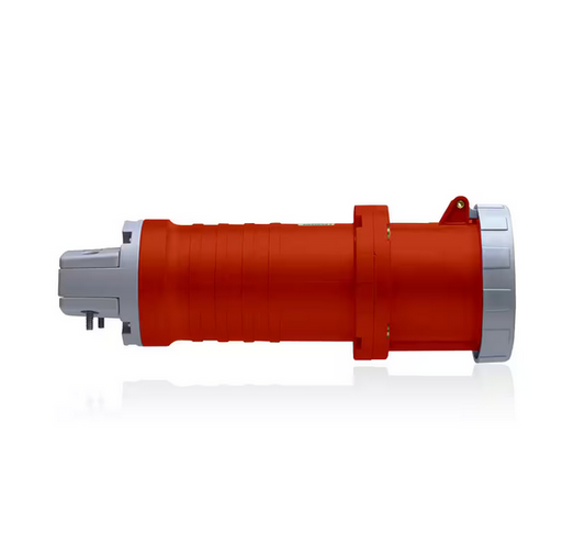 100 Amp 480-Volt 3-Phase, 3P, 4-Watt North American Pin and Sleeve Connector Industrial Grade IP67 Watertight, Red - 91007207425