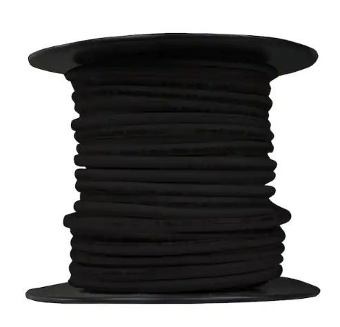 50 ft. 14 Gauge Black Stranded Copper THHN Wire - 9699485