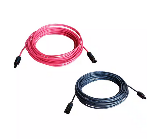 10-Gauge 20 ft. Black/20 ft. Red Solar Cable (1-Pair) - 91007429098