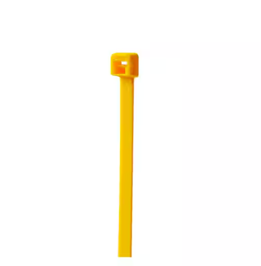 5.6 in. E-Z Off Yellow UV Cable Tie (1000 Bag) - 91009963572