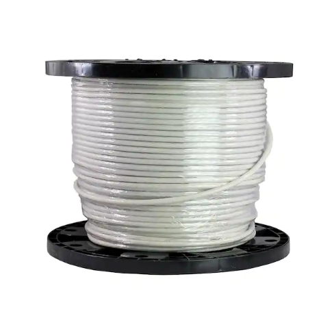 500 ft. 6 Gauge White Stranded Copper THHN Wire - 9320455