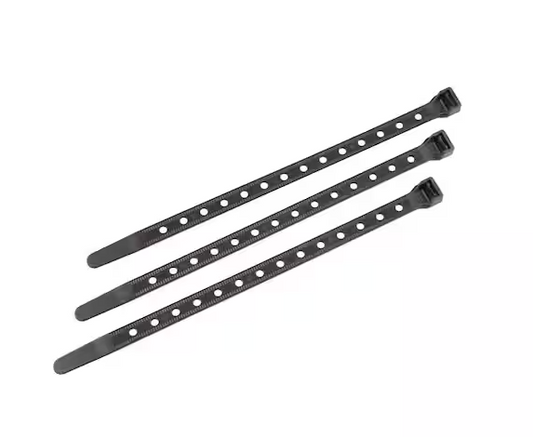 14 in. Mountable Cable Tie with 50 lbs. Tensile Strength, Black (100-Pack) - 91001767628