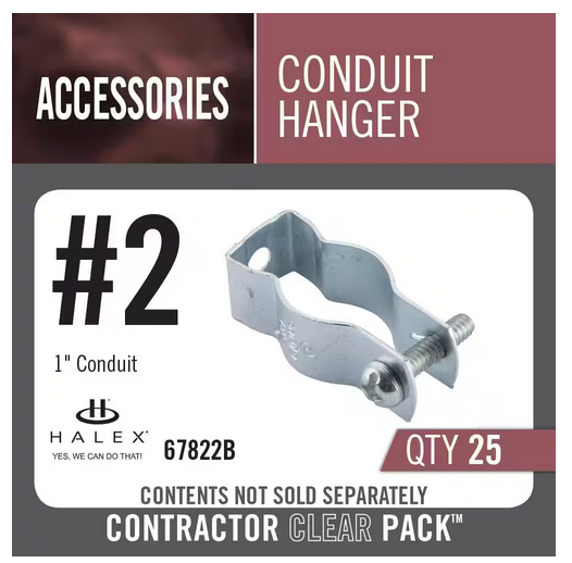 #2 ACC Conduit Hanger (25-Pack) - 91001685778