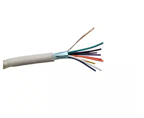 300 ft. 24AWG/9 Conductors Gray Stranded Shielded CL2 RS-232/Alarm Wire - 91011923806