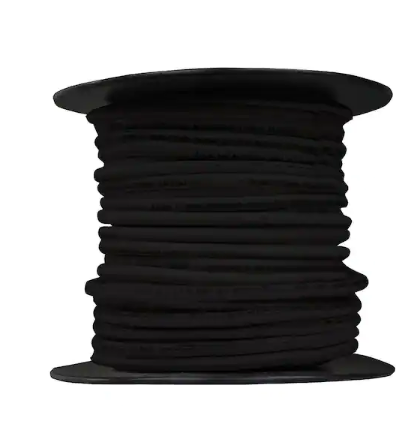 100 ft. 12 Gauge Black Stranded Copper THHN Wire - 9713486