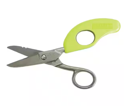 Cable Splicer Scissors, 5-1/4 in. with Snip Grip