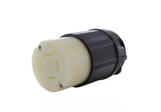 NEMA L16-20R 3-Phase 20 Amp 480-Volt 4-Prong Locking Female Black Connector with UL, C-UL Approval - 91009982791
