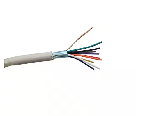 500 ft. 24AWG/9 Conductors Gray Stranded Shielded CL2 RS-232/Alarm Wire - 91011923807