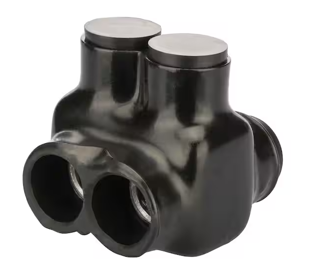 250 MCM - 6 AWG Insulated Tap Connector, Black - 91001839878