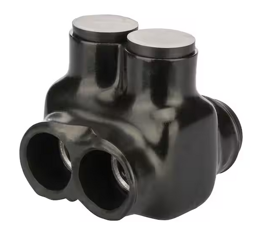 250 MCM - 6 AWG Insulated Tap Connector, Black - 91001839878