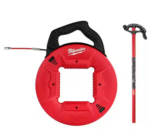 100 ft. Polyester Fish Tape with Flexible Metal Leader with 3/4 in. Conduit Bender - 91011083812