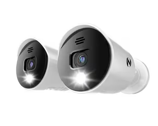 DP2 Series 1080p Wired Spotlight Cameras with Audio (2-Pack) - 91007025140