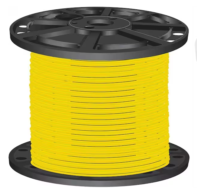 2,500 ft. 10 Yellow Stranded CU THHN Wire