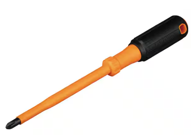 Insulated Screwdriver, #3 Phillips Tip, 6 in. Shank - 91008811944