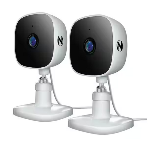 1080p Plug-in Indoor Wireless Security Cameras (2-Pack) - 91011522492