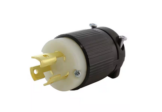 15 Amp 125-Volt NEMA L5-15P 3-Prong Industrial Grade Locking Male Plug - 91004336643